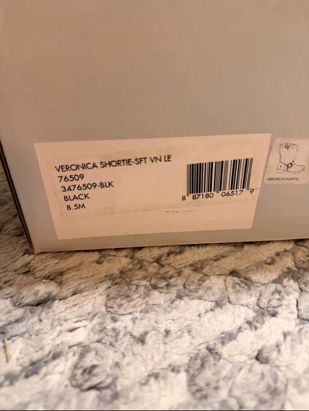 FRYE Black Veronica Short Boot